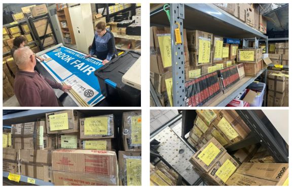 Preparations for the 2025 Rotary Book Fair